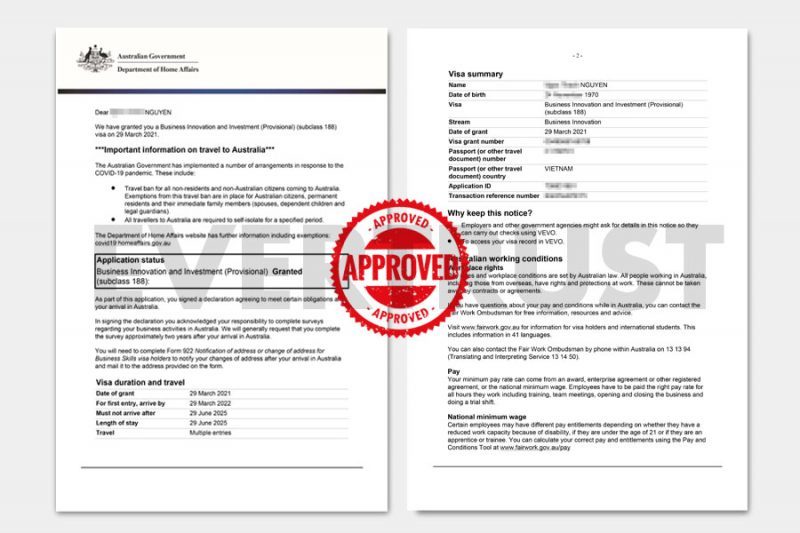 Tháng 3 khép lại bằng tin vui được cấp visa định cư Úc của khách hàng Evertrust - Chuyên gia định cư Úc Evertrust