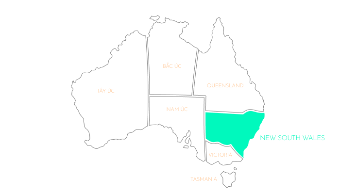 Tiểu bang New South Wales (NSW) - Định cư Úc Evertrust