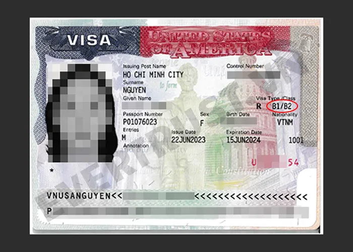 Visa du lịch Mỹ B1_B2 - Visa