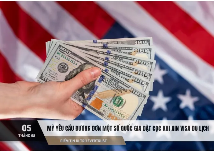 Visa du lịch Mỹ đặt cọc - Mỹ yêu cầu đương đơn một số quốc gia đặt cọc khi xin visa du lịch