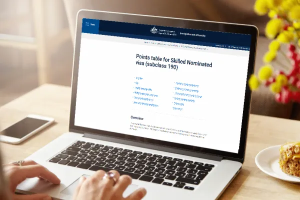Thang điểm định cư Úc visa 189 visa 190 visa 491 - Evertrust