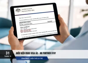 Điều kiện 8503 Visa Úc - No Further Stay - Evertrust